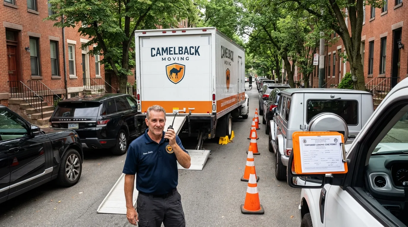 City street loading permit setup in Hannawa Falls, NY